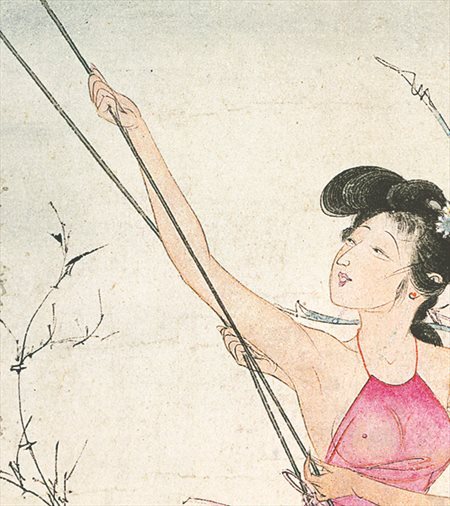 岑巩县-胡也佛的仕女画和最知名的金瓶梅秘戏图